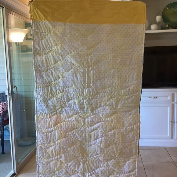 NWT. Beautiful Hand Crafted Rainbow Quilt - Picture 7 of 10